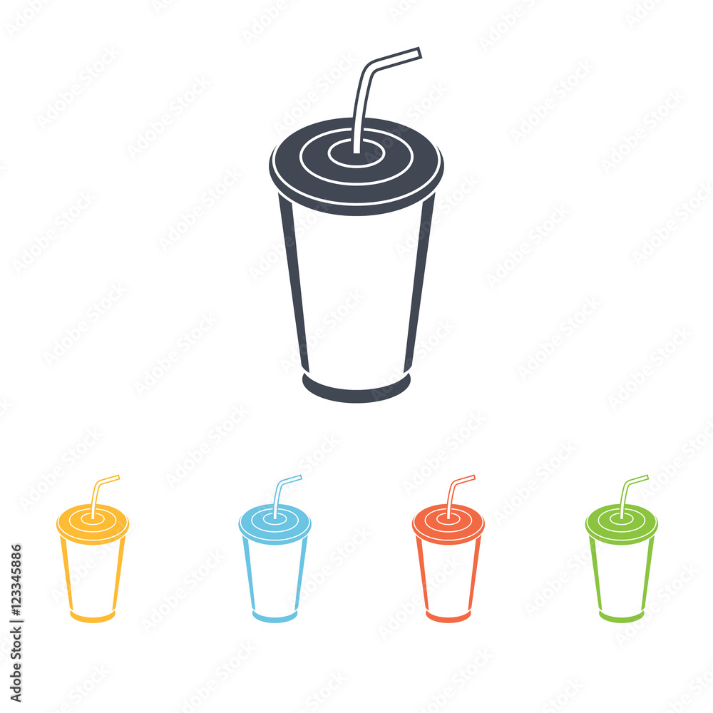 cola in a glass icon