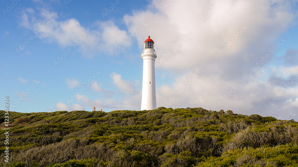 Split Point Lighthouse an der Great Ocean Road in Victoria, Australien Split Point Lighthouse an der Great Ocean Road in Victoria, Australien
