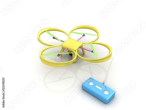 Drone with remote controller