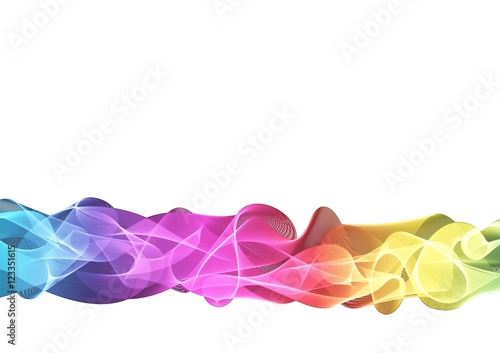 abstract color waves