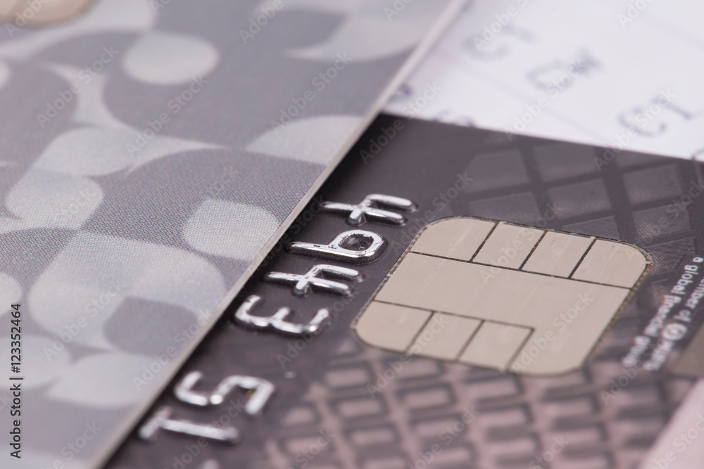 Finance Concepts, credit card with passbook as background Finance Concepts, credit card with passbook as background