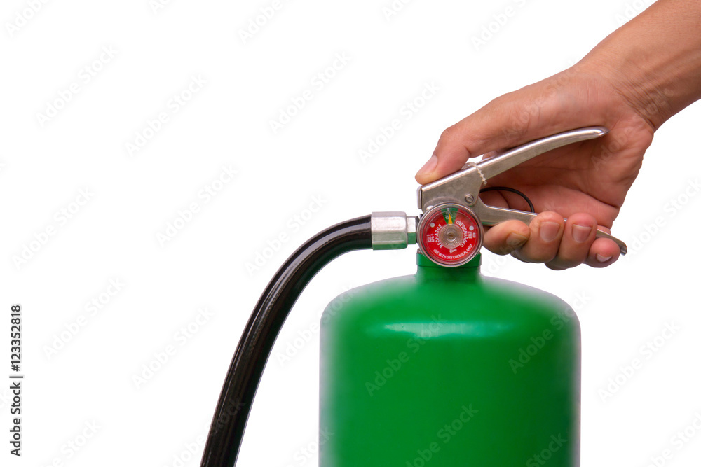 How to teach the use of chemical fire. For electronics On a white background. How to teach the use of chemical fire. For electronics On a white background.