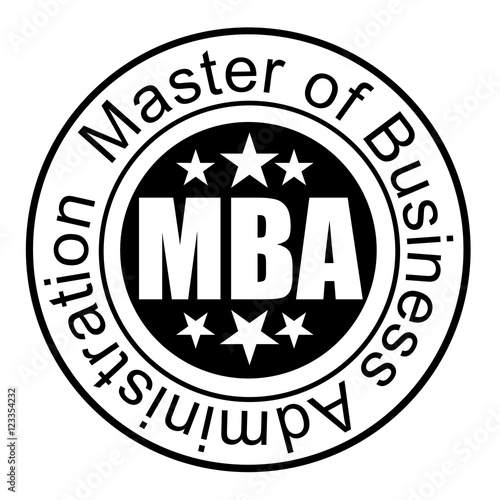 Master of Business Administration (MBA) - stamp - degree