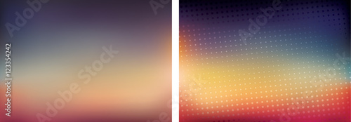 Blurred background set 16:9 abstract vector wallpaper for webdes