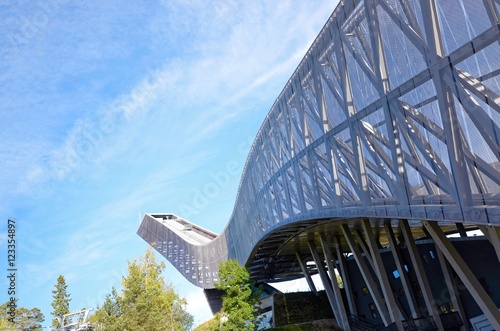 Photography Ski Jump in Summer