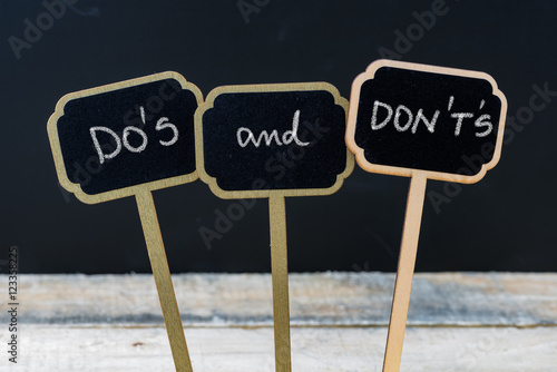 Business message DO'S and DON'T'S