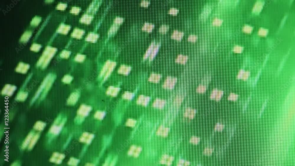blur from computer screen letter and number code sequence concept ...