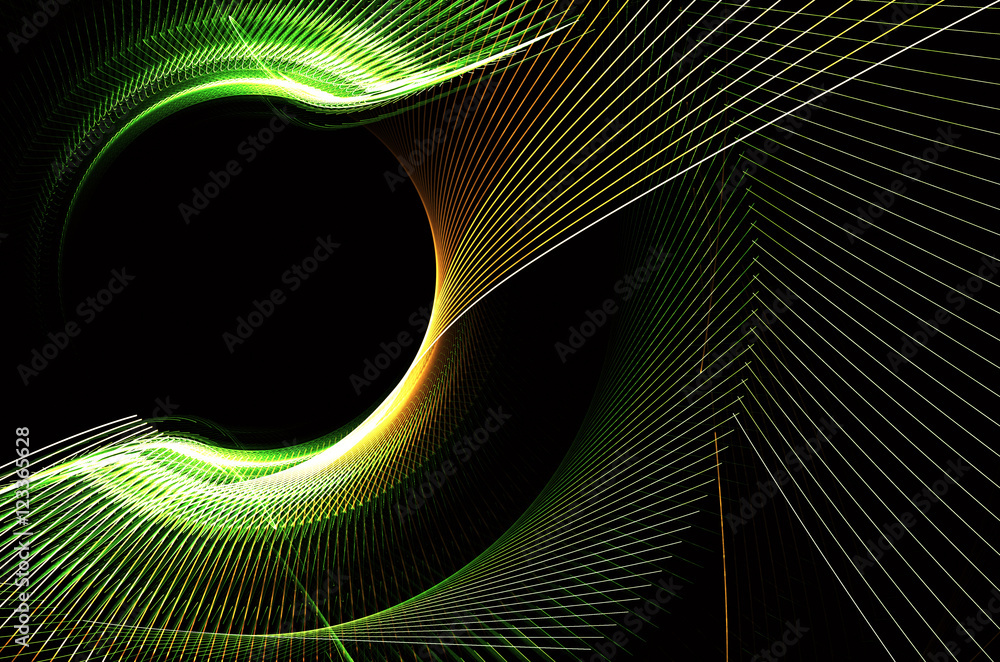 Naklejka premium abstract fractal background, texture, 2D illustration