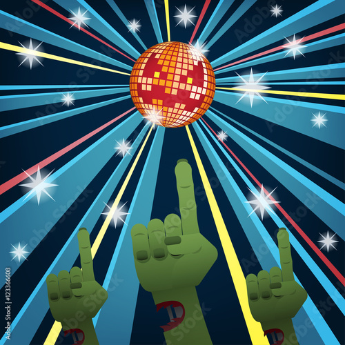 Halloween zombie party