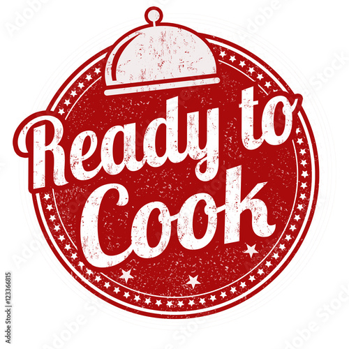 Ready to cook stamp