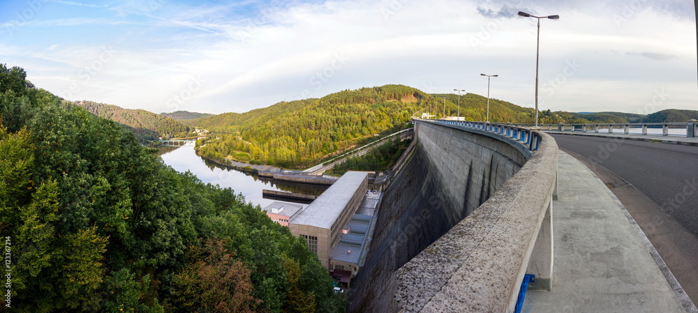 Dam Orlik, Czech Republic.