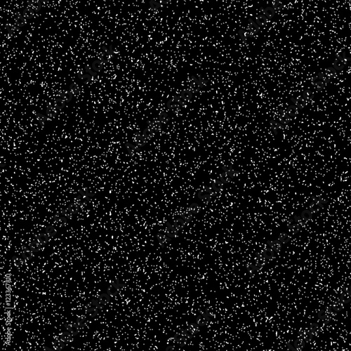 Black abstract background with film grain texture, noise, dotwork, halftone, grunge for design concepts, banners, posters, wallpapers, web, presentations and prints. Vector illustration.