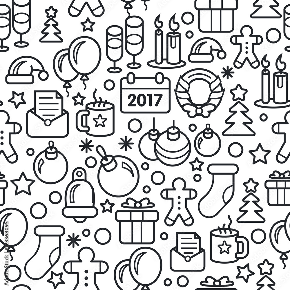 Seamless christmas pattern Seamless christmas pattern