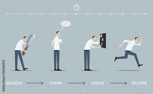Escape Room Game Concept