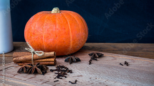 Organic Raw Pumpkin Spice with Cinnamon Allspice star anise clove