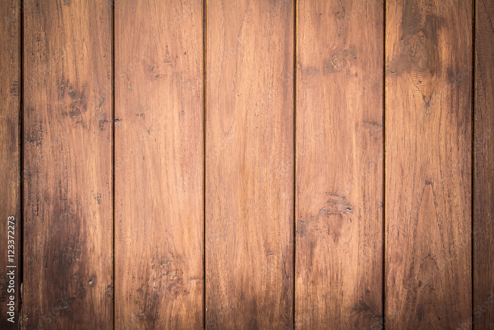 Naklejka premium Wood texture pattern or wood background for interior or exterior design with copy space for text or image.