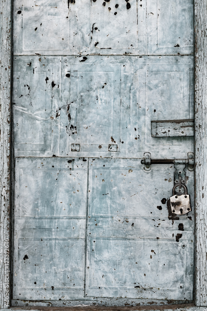 Tarnished metal door, Jodhpur, Rajasthan, India Tarnished metal door, Jodhpur, Rajasthan, India