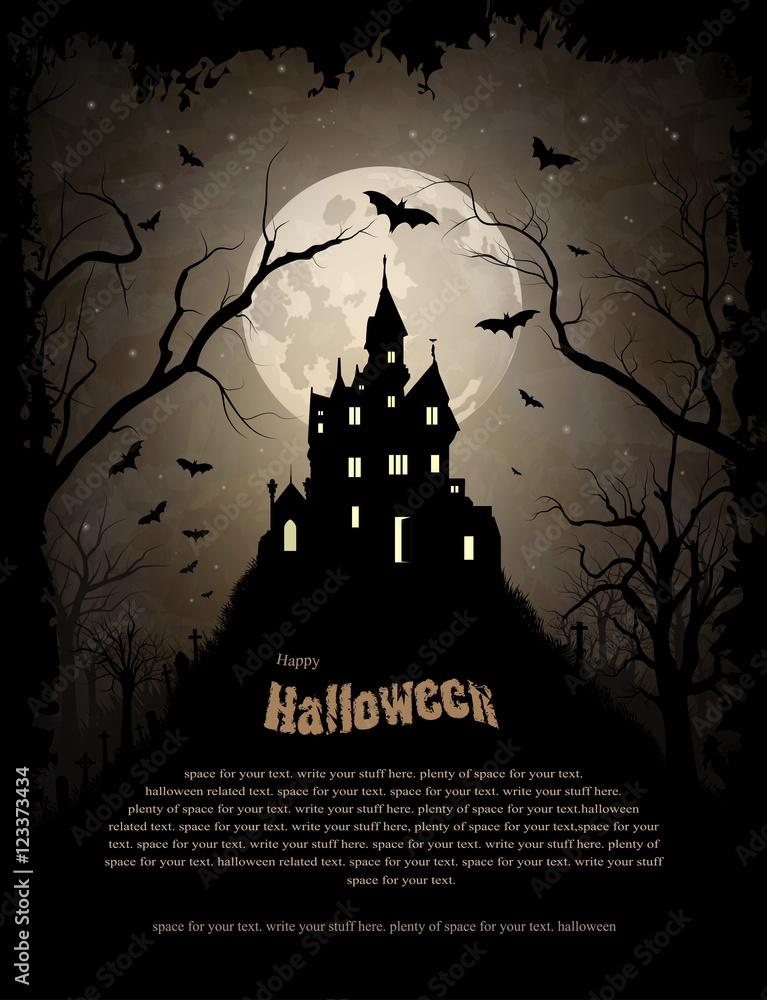Obraz premium Creepy castle