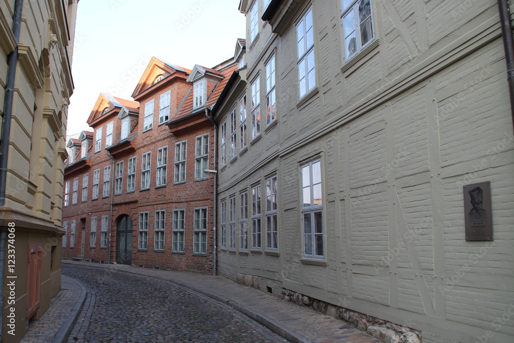 Die Niels Stensen Strasse in Schwerin