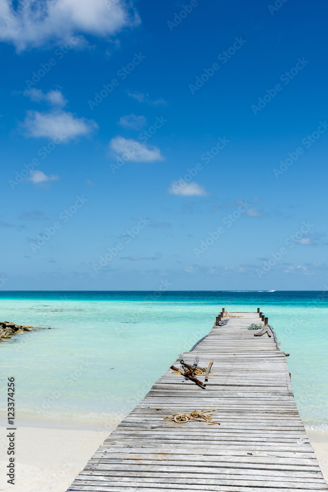Fototapeta premium Wakacje w Tropic Paradise Malediwy
