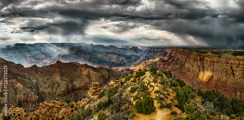 Storms at Grand Canyon