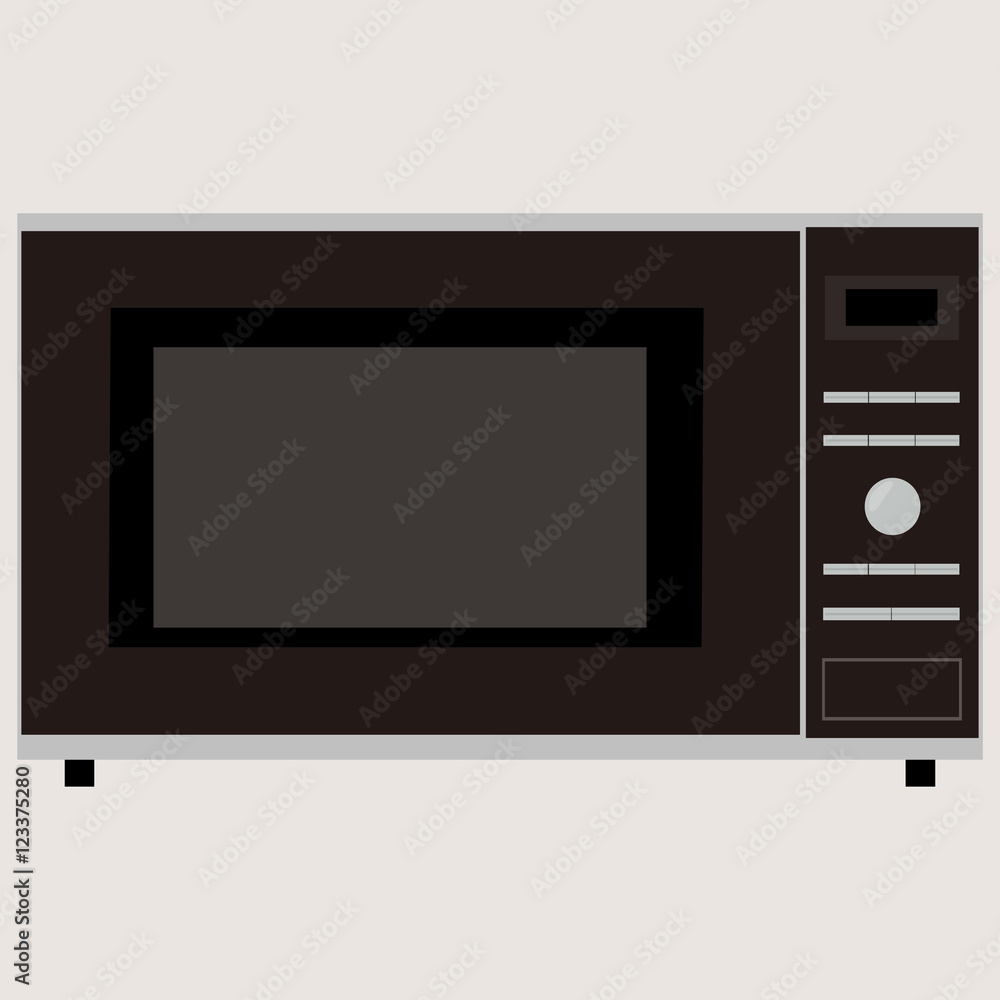 microwave oven black vector illustration microwave oven black vector illustration