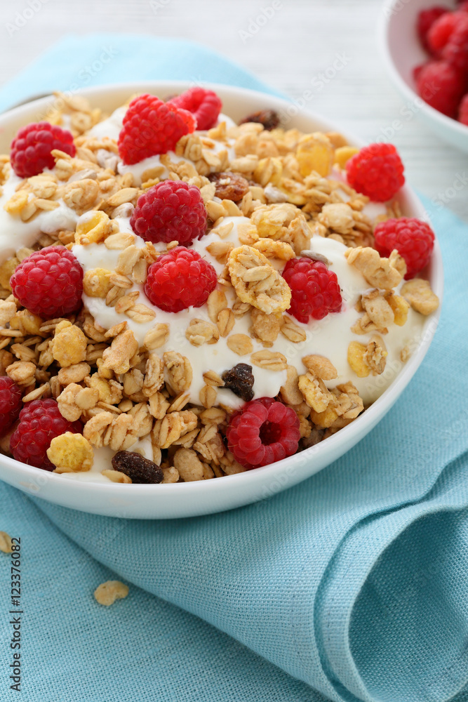 Cereal and berry breakfast Cereal and berry breakfast
