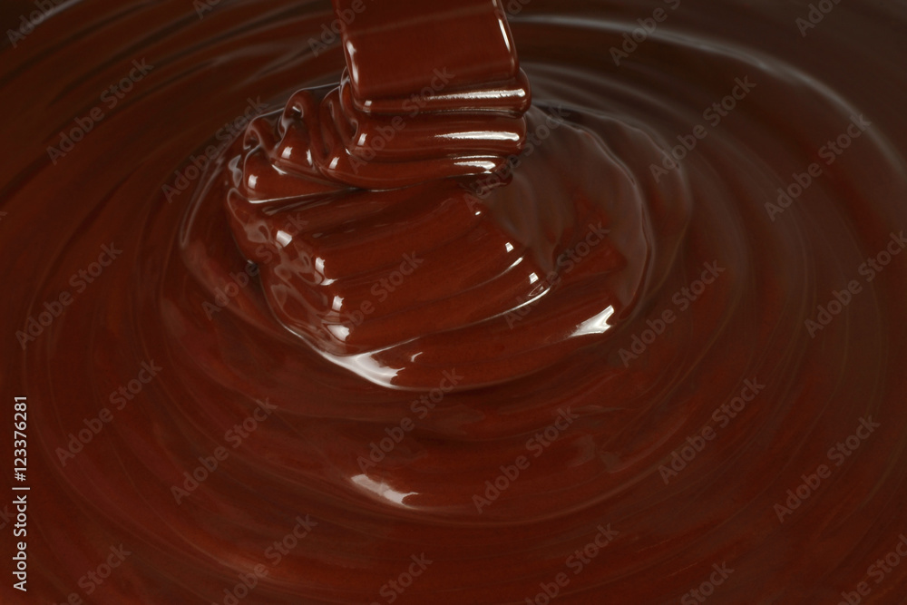 Chocolate flow background. Chocolate flow background.