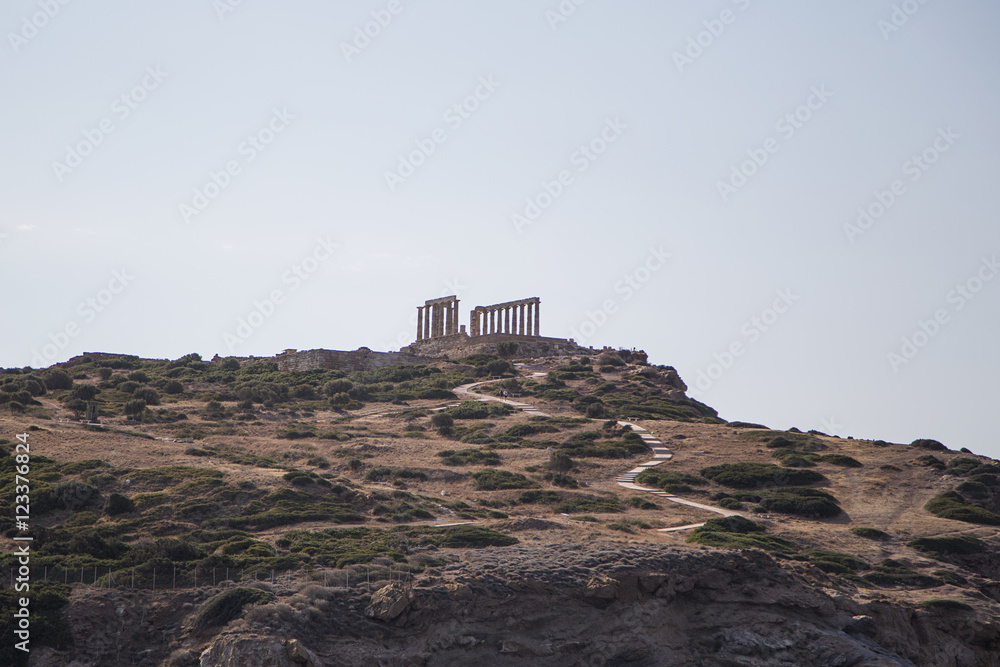 Temple of Poseidon at Cape Sounion, Greece Temple of Poseidon at Cape Sounion, Greece