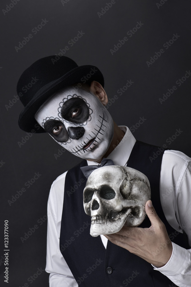 Calavera Man Makeup - Mugeek Vidalondon