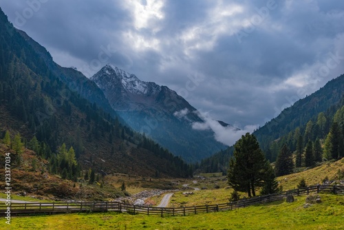 Herbstwetter in den Alpen