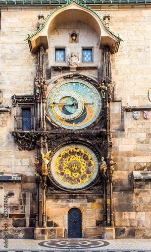 Fotografie Prague astronomical clock in the building of the Old Town Hall
