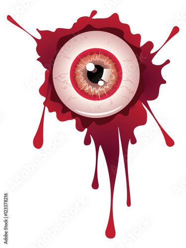 Halloween Bloody Eyeball