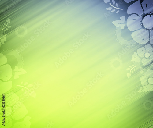 Decorative wall-paper, color diagonal, green-blue