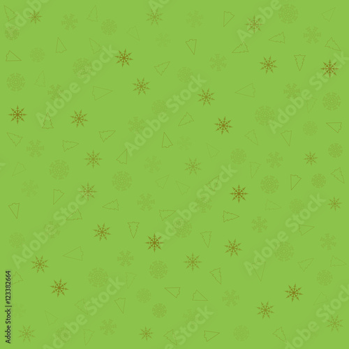 Pattern with snowflakes. Color vector background.