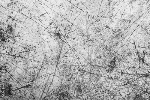 Fotografie, Tablou Gray scratched metal surface.