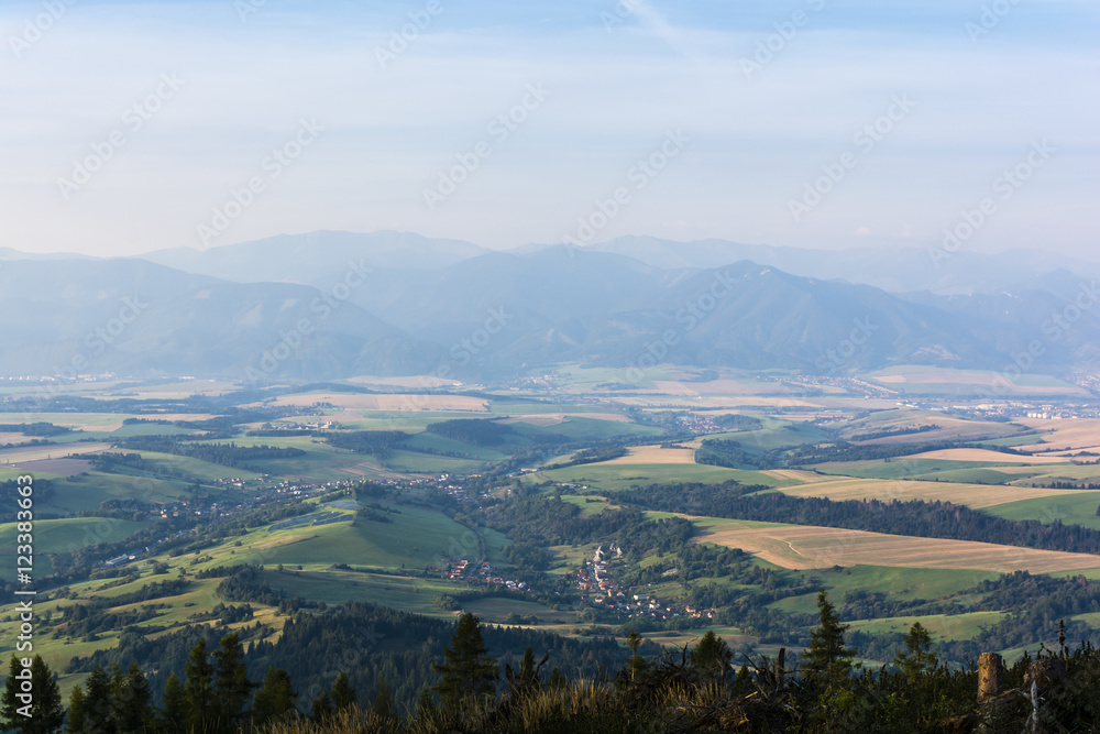 Fototapeta premium Beautiful panorama in the morning.