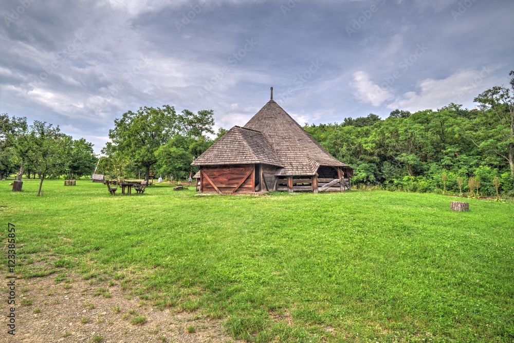 Obraz premium Traditional Hungarian Village - Szentendre Folk Museum