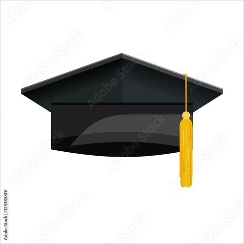 graduation hat with tassel flat icon, academic cap, graduation cap image, graduation cap illustration