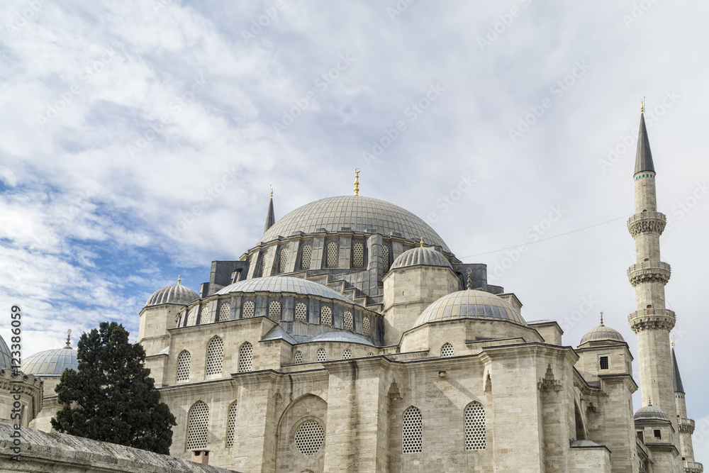 Suleymaniye Mosque Exterior, Istanbul, Turkey