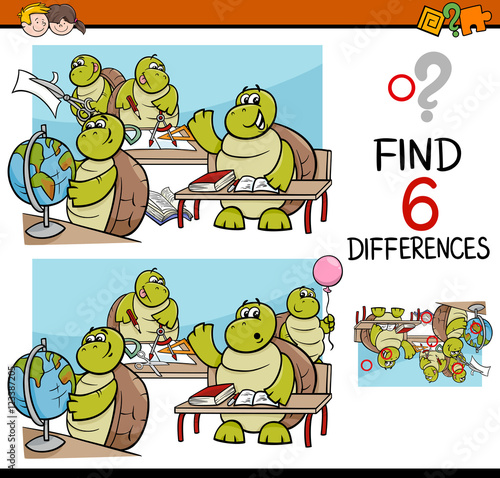 differences task for kids