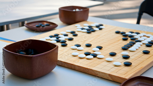 Desk for board game Go