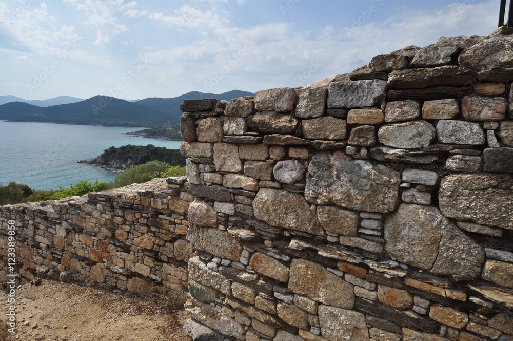 Ruins of Stagira, the birthplace of Aristotle