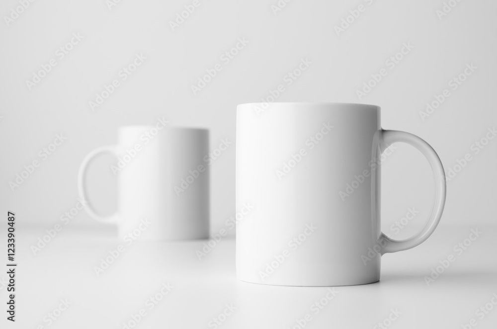 Mug Mock-Up - Two Mugs Mug Mock-Up - Two Mugs