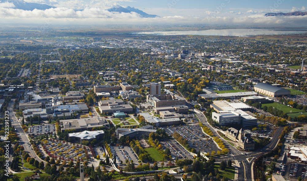 Fototapeta premium Brigham Young University in the Fall