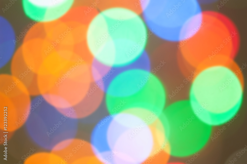 Colorful bokeh for background