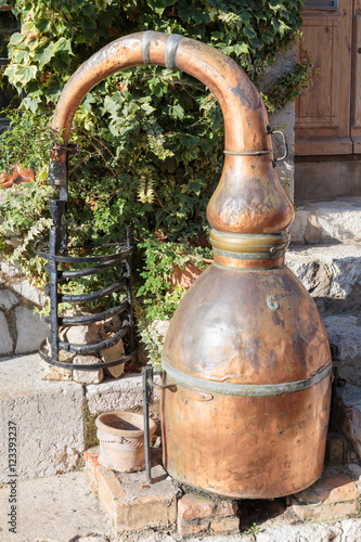 Ancient perfume laboratory in the village Gourdon, France © arbalest