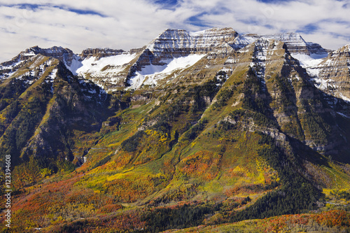 Fall Colors on the north-east side of Mount Timpanogos