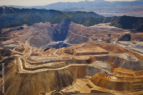Fotografia The Bingham Copper Open Pit Mine