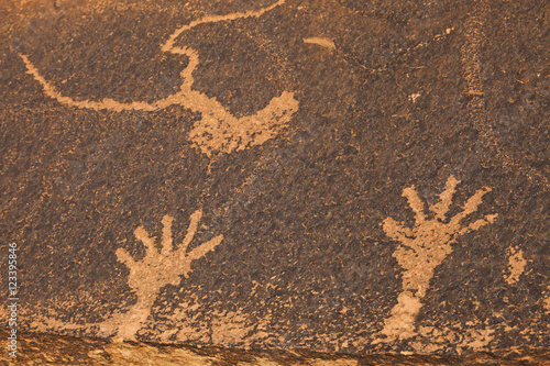 Petroglyphs near the Mexican Mountain Airstrip